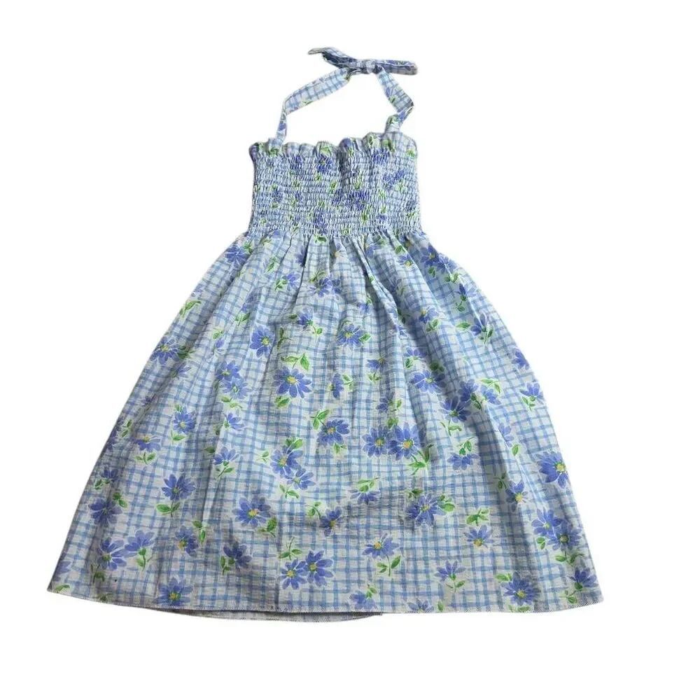 Homemade Halter Sundress Dress 6